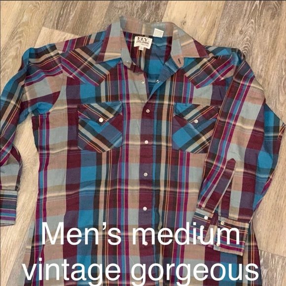 LOT 17 Vintage men’s shirts small - large - Picture 6 of 8